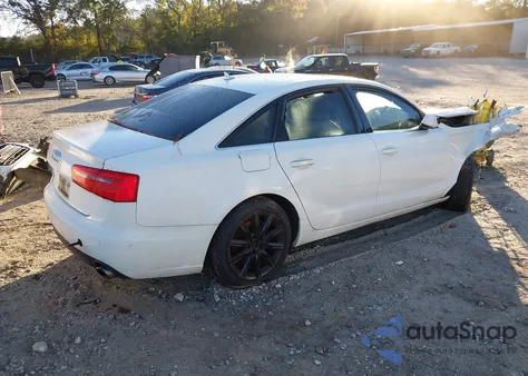 2013 Audi A6 2.0T Premium from USA, damaged, VIN WAUGFAFC9DN083549